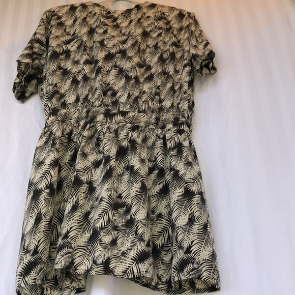 Acacia Rome Wrap Dress in Night Palm Silk Small - Picture 8 of 9